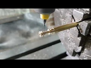 Peck drilling Live Steam Injector Cone holes