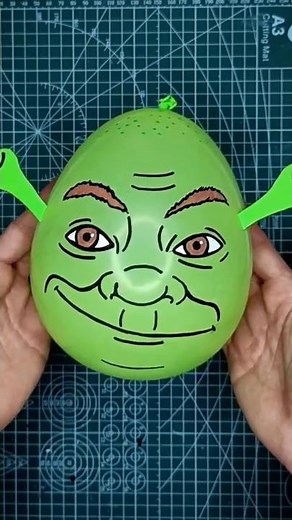 How to make Shrek in a balloon that cannot be collapsed 🎈