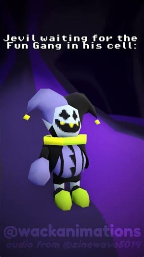 Jack Black as Jevil | Wack. #memes #animation #deltarune #jackblack #minecraft