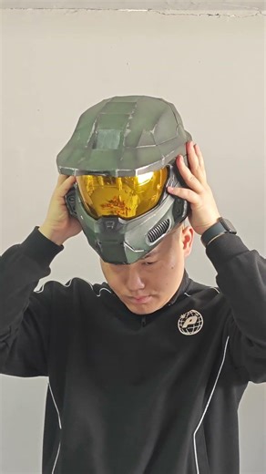 chromed painting the master chief's visor