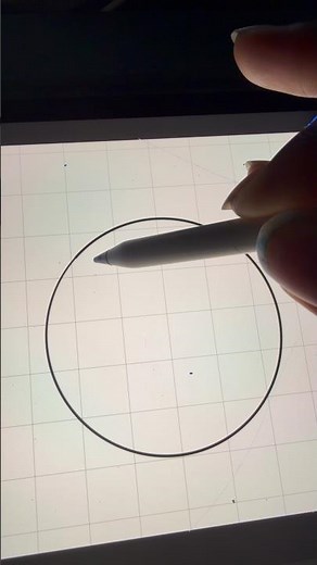 How to draw perfect circle on #procreate #art #procreateipad #procreatetutorial ##procreateart