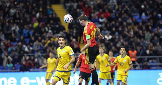 Les Diables rouges devront encore patienter pour la Coupe du monde 2026 : la Belgique partage au Kazakhstan, la qualification se jouera mardi (vidéos)