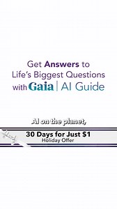 LAST CHANCE: 30 Days of Gaia for $1! • Unlock Gaia's entire library • Get your personalized AI Guide Just $1 unlocks unlimited awakening! Will you seize this moment? Act now before it's gone | Gaia | Facebook