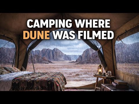 Wadi Rum Desert Rain: Cozy Camping Experience & Aesthetic Vibes