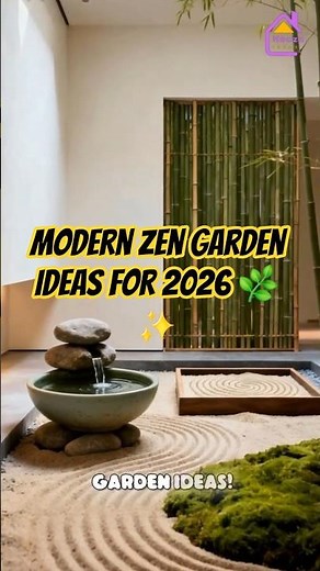 Modern Zen Garden Ideas for 2026 🌿✨ Calm Your Space Instantly