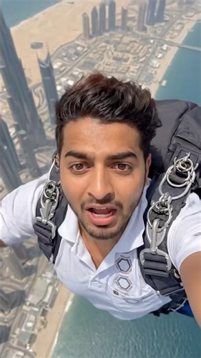 Freefall skydive Dubai ￼🪂#skydiving #dubai #freefall #shortvideo #viral