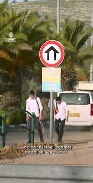 Checkpoints and settler attacks shrink Palestinian West Bank | AJ #shorts