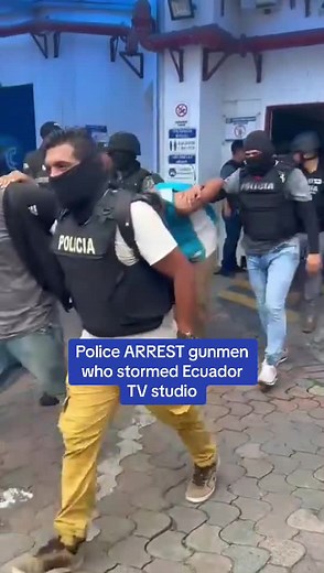 Gunmen Arrested After Violent Attack on Ecuador TV Studio