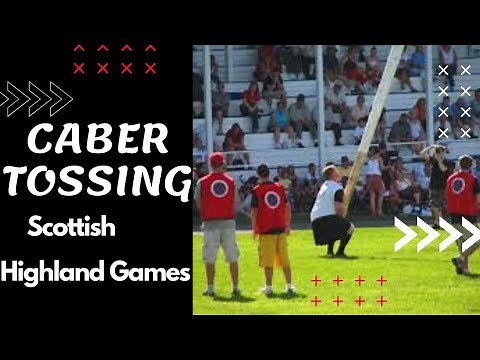 Caber Tossing Traditional Scottish Highland Games (caber tossing championship)