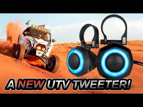 Universal 1" Cage-Pod Tweeters w/RGB Ring for UTV Audio Systems