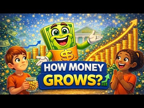 Compound Interest Explained for Kids 💰 | Simple vs Compound Interest
