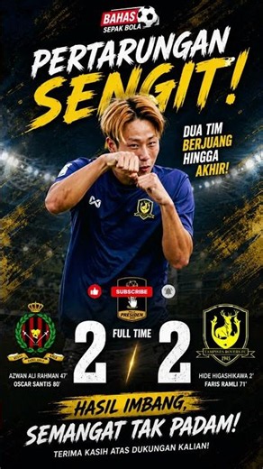 Laga Sengit Berakhir Imbang! Kedah Darul Aman 2-2 Tampines Rovers, Duel Penuh Drama!