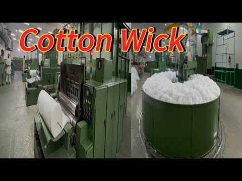 How Cotton Turns Into Thread | Traditional Cotton Wick & Cloth Making Process 🧶