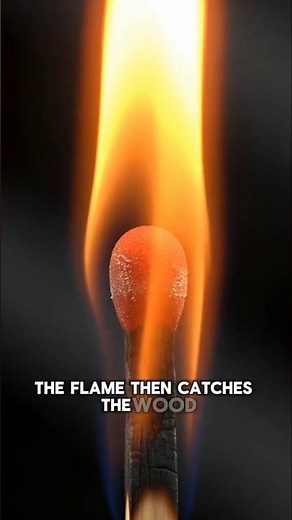 How A Match Actually Ignites 🔥
