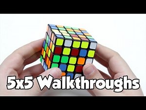 5x5 Reduction Walkthrough Solves | Cube Ed