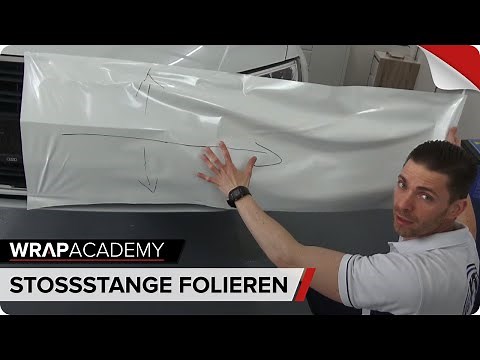 STOSSSTANGE FOLIEREN - Anleitung