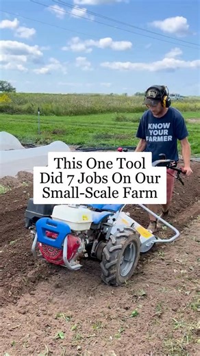 We loved our BCS tractor because it could do multiple jobs. On a small-scale, two-person market farm, that kind of versatility mattered. It handled: • Breaking ground (primary tillage) • Building raised beds • Bed prep for planting (secondary tillage) • Stale seed bedding • Mowing crops and cover crops • Hilling potatoes • Tillage inside tunnels With this one tool, we were able to move from task to task efficiently without relying on oversized equipment. We prepared fields, shaped beds, managed 