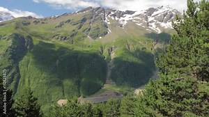 Walking of the mountains of the Elbrus region