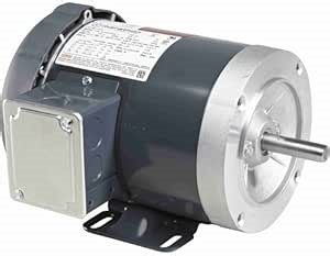 Amazon.com: Marathon Electric K1324 Motor de uso general - 3 ph, 1/2 CV, 1800 rpm, 208-230/460 V, 56 marco, caja TEFC (totalmente cerrado refrigerado por ventilador), 60 Hz, soporte rígido con brida de base y cara C : Herramientas y Mejoras del Hogar