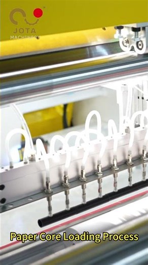 #shorts Paper Core Loading Process | How Paper Cores Are Installed for Slitting