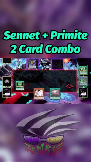 Sennet + Primite 2 Card Combo #yugioh #combo #tcg #shorts