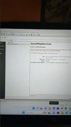 Quick Map Service in QGIS #qgis #qgis3 #qgistutorials #youtubeshorts