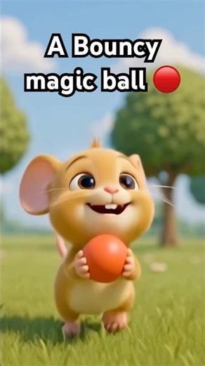 Milo and the Bouncing Ball | Cute Mouse Story for Kids #shorts