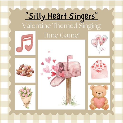 February Primary Singing Time Game | Valentines Day Themed Activity | A Childs Prayer | Follow the Prophet - Etsy
