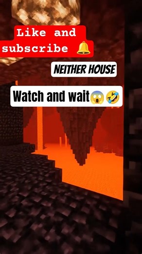 build a house in nether #minecraft #viral #pleasesubscribe #gaming