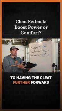 Cleat Setback: Boost Power or Comfort? #CyclingTips #CleatSetup #BikeFit