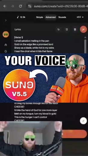 Suno v5.5 Voice Tutorial #sunoai #sunoaitutorial #sunov5.5