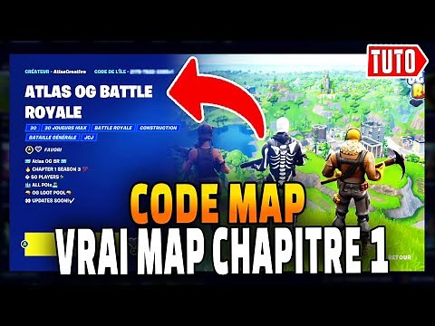 LA VRAI MAP DU CHAPITRE 1 DE ATLAS EST DISPONIBLE SUR FORTNITE CREATIF 2.0 - Je Vous Donne le Code