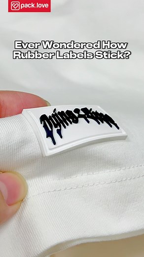 Custom_packaging_labels on Instagram: "Ever Wondered How Rubber Labels Stick? ✅ Fully Customized Rubber Labels With Your Logo/Slogan⁠ ✅ MOQ: 50pcs/design⁠ ✅ Multiple Shapes, Sizes And Colors⁠ - PACK.LOVE CUSTOM PACKAGING & LABELS -⁠ 👉Small Quantity Packaging and Labels Manufacturer.⁠ 👉MOQ 100pcs⁠ 👉Ship worldwide.⁠ ⁠ #avntspace #brandowner #clothingbrandowner #wovenlabels #rubberlabels #pvclabels #hangtags #heattransferlabels #heattransferdesign #zipperbags #polymailers #heattransfer #branding