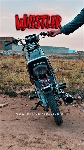 1.1K views · 327 reactions | WHISTLER #1 Sound Exhaust For A Reason COD ✅ Order now  https://imtiazbikerzstudio.pk/products/whistler-silencer-top-quality-best-sound-best-chrome-finishing #imtiazbikerzstudio #whistler #cg125 | Imtiaz Bikerz Studio | Facebook