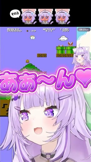 [Part 2] Okayu struggles with the high difficulty level of Super Mario Bros. 2 and lets out a sen...