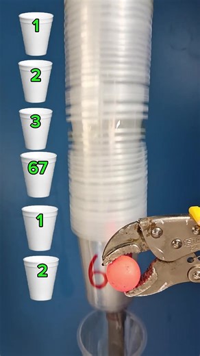 Relaxing ASMR Sounds with Red Hot Ball and Glass Experiment