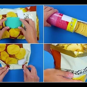 How to open a packet of crisps