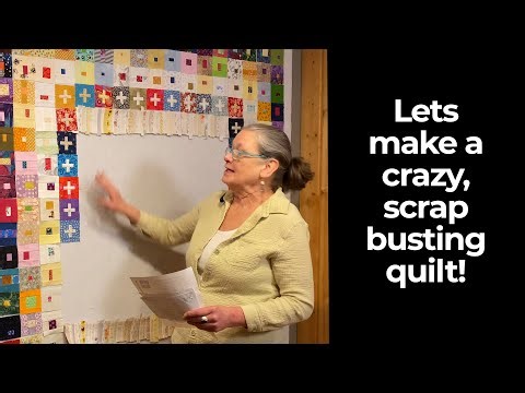 "Scrappy Sur-Plus" - scrap buster - FREE pattern!