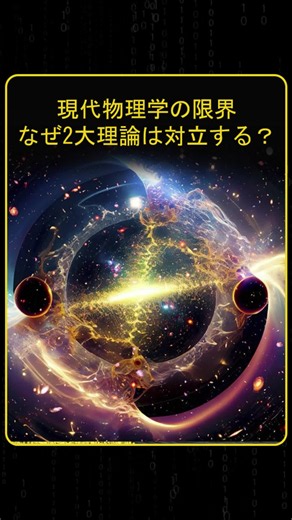 現代物理学の頂点である量子力学と相対性理論はなぜ矛盾するのかブラックホールの謎に迫る #量子力学 #相対性理論 #宇宙 #物理学