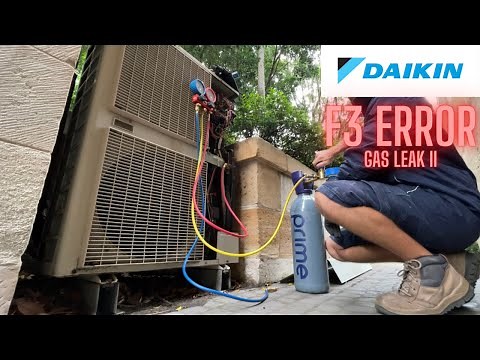 Diagnosing Daikin F3 Error (Gas Leak II)
