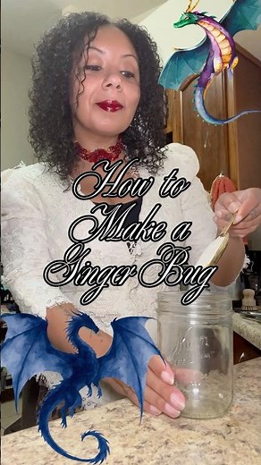 How to Make a Ginger Bug #curlyhair #gingerbug #fermentation