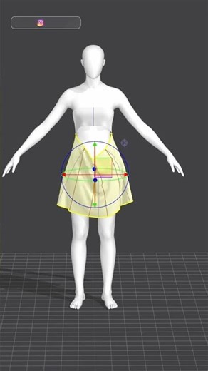 Created a Strapless Gingham Dress in CLO3D | 3D Garment Development