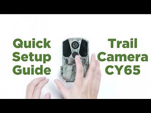CY65 Quick Setup - 1296p Wi-Fi Trail Camera