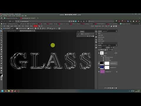 GlassText - Effect_Photopea