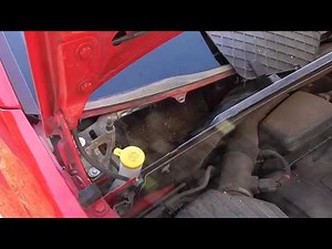 How to replace the air conditioning filter on Opel Meriva