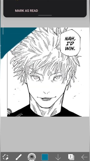 manga colouring #tutorial #gojo #jjk