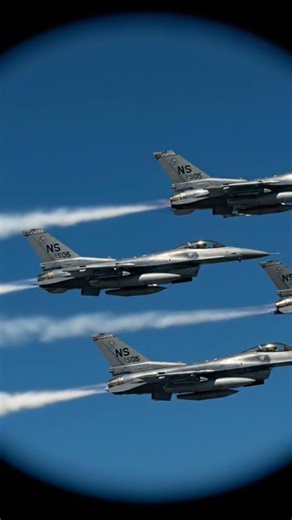 F - 16 Fighter Jets Training #aviation #f1402 #airforce #f16v