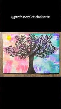 Warm and cool colors activity with crepe paper #art #colors #artclass