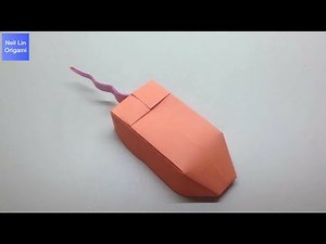How to make a paper computer mouse - Origami Computer Mouse Tutorial
