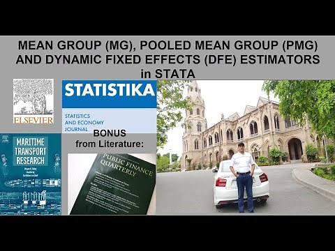 MEAN GROUP [MG], POOLED MEAN GROUP [PMG] & DYNAMIC FIXED EFFECTS (DFE) ESTIMATORS IN STATA